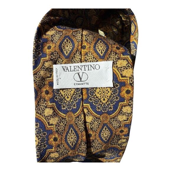 Valentino Men's Silk Tie Cravatte Collection Classic - Picture 4 of 8